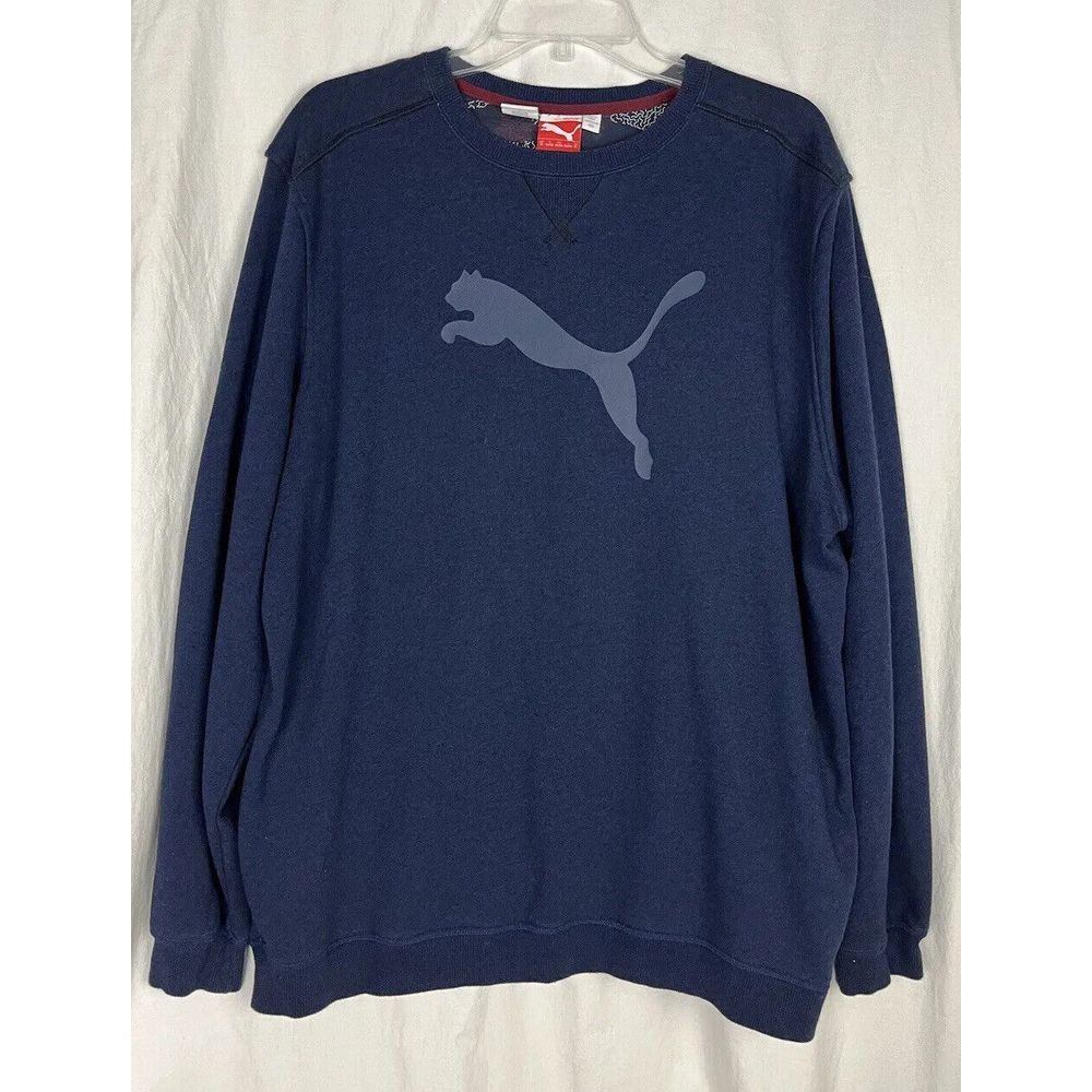 Puma DryCell Sweatshirt Men's XL‎ Blue Casual Travel Comfort Athleisure.